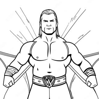 Page De Coloriage De La Wwe 129427-62612