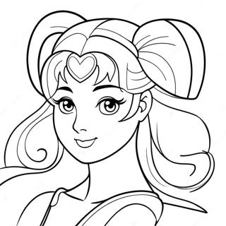 Princesse Serenity Sailor Moon Pages À Colorier