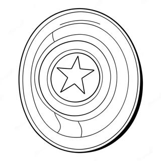 Dessin A Colorier Du Bouclier De Captain America Amusant 129740 62868