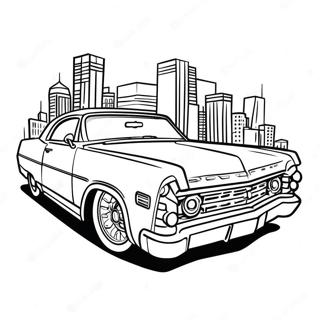 Page De Coloriage De Chicano Lowrider Classique 129840-62933