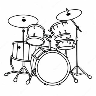 Page De Coloriage De Batterie Coloree 129918 62996