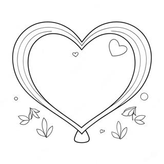 Page De Coloriage De Ballon En Forme De Coeur Colore 130020-63074