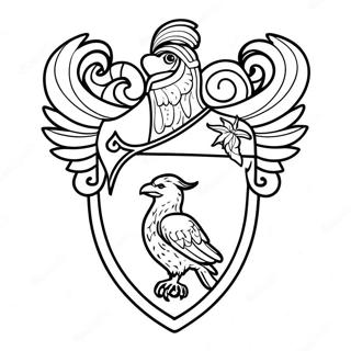 Page De Coloriage De Lembleme De Ravenclaw 130070-63112