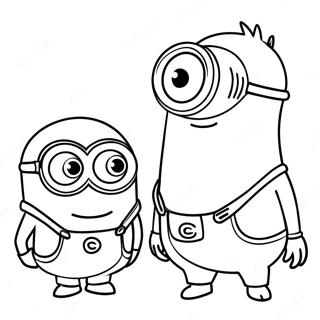 Page De Coloriage Des Personnages Minions 130173-63193
