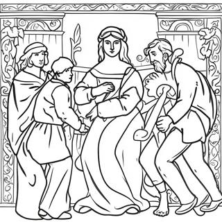 Page De Coloriage De Lart Vibrant De La Renaissance 130303 63300