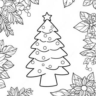 Page A Colorier De Larbre De Noel Scintillant 13039-2846