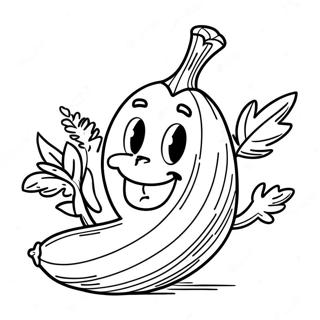 Banane Mange Page De Coloriage 130531-63472