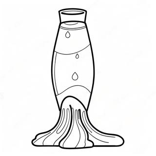 Page De Coloriage De La Lampe A Lave Tourbillonnante 130871 63745