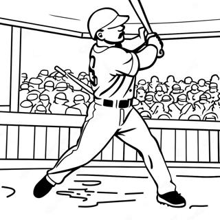 Page De Coloriage De Fernando Tatis Jr Frappant Un Home Run 130946-63796