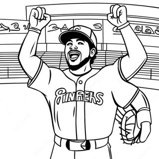 Page De Coloriage De Fernando Tatis Jr Celebrant Une Victoire 130948-63801