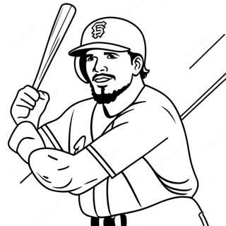 Page De Coloriage De Fernando Tatis Jr En Action 130949-63806