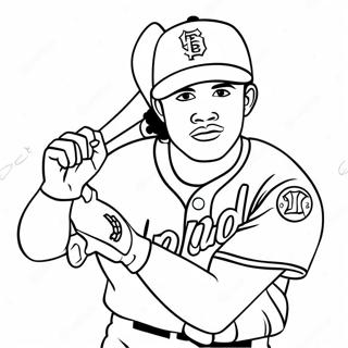 Page De Coloriage De Fernando Tatis Jr En Action 130949-63807