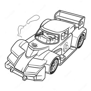 Page De Coloriage Voiture De Course Lego Rapide 131127-63930