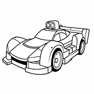 Page De Coloriage Voiture De Course Lego Rapide 131127-63931