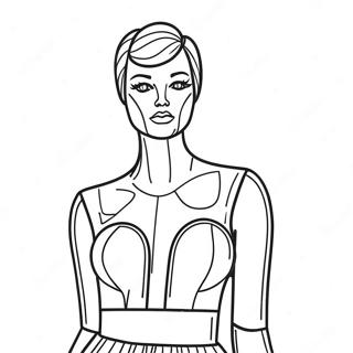 Page De Coloriage Mannequin 131152-63946