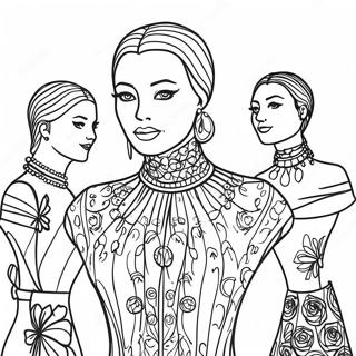 Page De Coloriage Mannequin 131152-63947