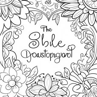Page A Colorier De Versets Bibliques Delicieux 131284-64062
