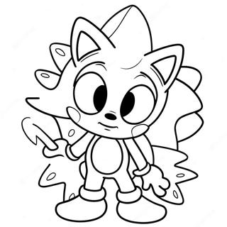 Crème Sonic Pages À Colorier