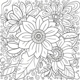 Page De Coloriage De Fleur Difficile 131408-64147