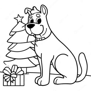 Page De Coloriage De Noel De Scooby Doo 131511-64228