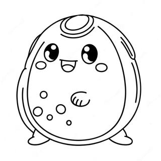 Tamagotchi Pages À Colorier