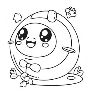 Page De Coloriage Du Personnage Tamagotchi Mignon 131641 64331