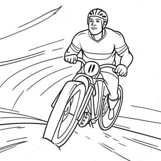 Page De Coloriage De James Dans Une Course 131670-64361