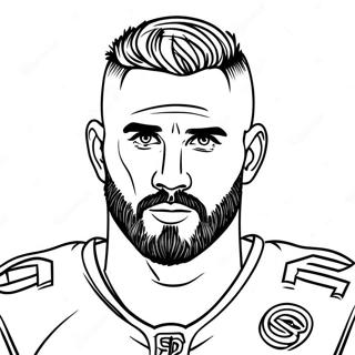 Travis Kelce Pages À Colorier