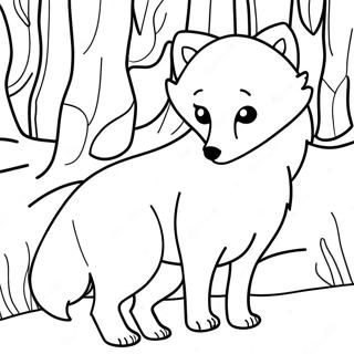 Page De Coloriage De Renard Arctique 131821-64466