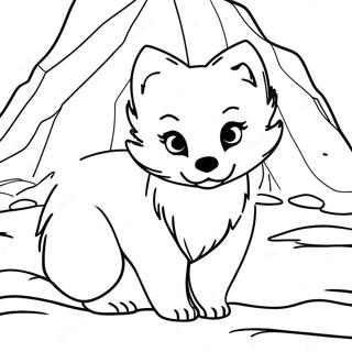 Page De Coloriage De Renard Arctique 131821-64467