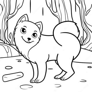 Page De Coloriage De Renard Arctique 131821-64468