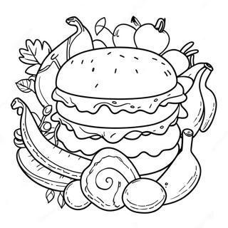 Page De Coloriage De La Chaine Alimentaire 131873-64508