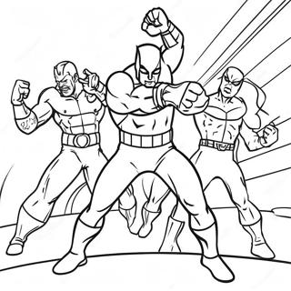 Page De Coloriage De Daredevil Combattant Des Mechants 132207-64782