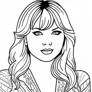 Taylor Swift Midnights Pages À Colorier