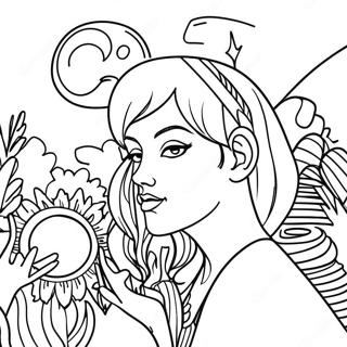 Page De Coloriage De La Couverture De Lalbum Midnights 132257-64813