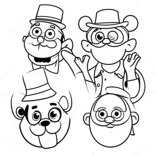 Page De Coloriage De Personnages Disney Hipster 132281-64828