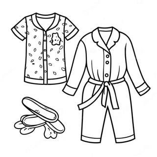 Page De Coloriage En Pyjama 132333-64868