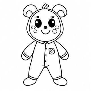 Pyjama Pages à colorier