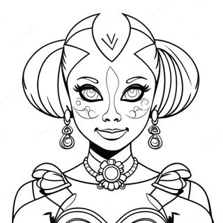 Ballora Pages À Colorier