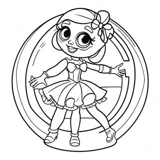 Page De Coloriage De Ballora Dansant Sous Les Projecteurs 132410-64932