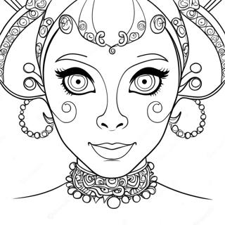 Page De Coloriage De Ballora Avec Des Yeux Scintillants 132411-64934
