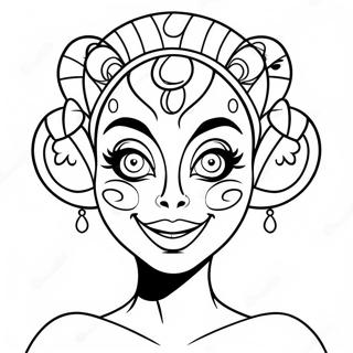 Page De Coloriage De Ballora Avec Des Yeux Scintillants 132411-64935