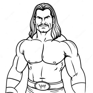 Page De Coloriage Dun Superstar Wwe Dynamique 132490 65000