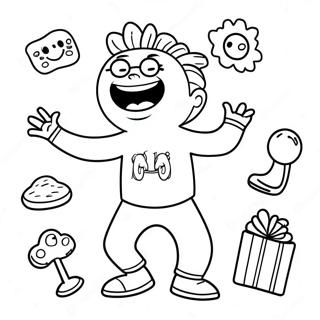 Gonoodle Pages À Colorier