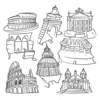 Page De Coloriage Monuments Europeens Charmants 132616-65089