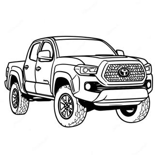 Page A Colorier Toyota Tacoma 132744-65187