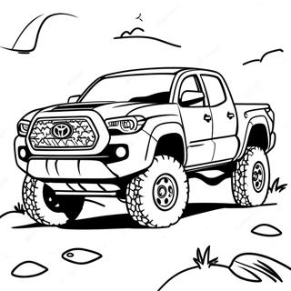 Page A Colorier Toyota Tacoma Tout Terrain 132745-65191