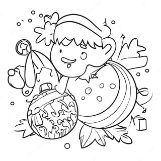 Page De Coloriage Esthetique De Noel 132796-65225