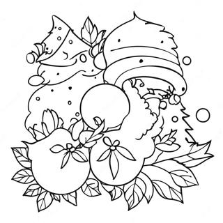 Page De Coloriage Esthetique De Noel 132796-65227