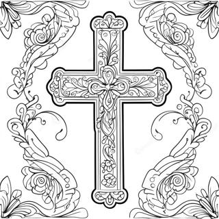 Page De Coloriage De Croix Orthodoxe Traditionnelle 132824 65260
